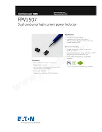 FPV1507-500-R Datasheet Cover