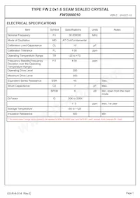 FW3000010 Datasheet Page 3