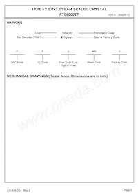 FY0800027 Datasheet Pagina 5