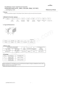 GCM1885C2A391JA16D Datasheet Cover