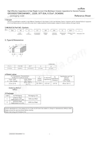 GR355DD72W334KW01L Datasheet Copertura