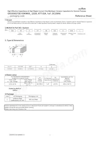 GR355XD72E105KW05L Datasheet Cover