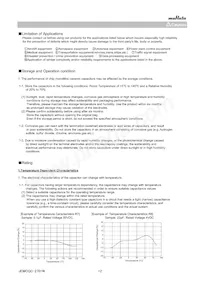 GRM0225C1E220GDAEL Datasheet Pagina 12