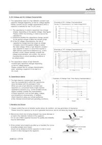 GRM0225C1E220GDAEL Datasheet Pagina 14