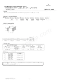 GRM0335C1HR10WA01D Datasheet Cover