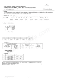 GRM188R72D471KW07D Datasheet Cover