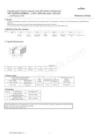 GRT32DR60J226ME01L Datasheet Cover