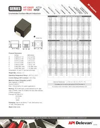 HF1008R-911F Datasheet Cover