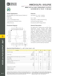 HMC513LP5ETR Datenblatt Cover