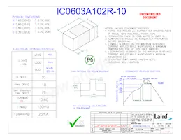 IC0603A102R-10 Datasheet Cover
