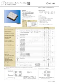 KC2520B6.00000C1GE00 Datasheet Cover
