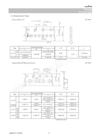 LLL153C80J224ME14F 데이터 시트 페이지 5