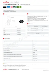 LQH3NPN6R8NJ0L Datasheet Cover