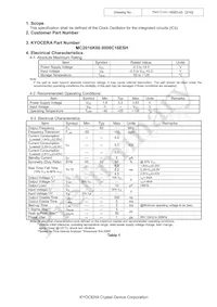 MC2016K60.0000C16ESH Datasheet Page 3