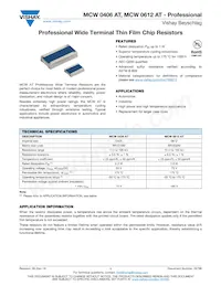 MCW0612MC3309FP500 Datasheet Cover