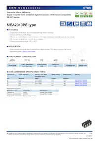 MEA2010PE360T001數據表 封面