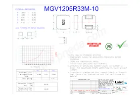 MGV1205R33M-10 Datasheet Cover