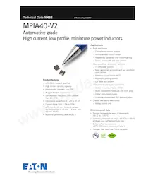 MPIA4020V2-150-R Datasheet Cover