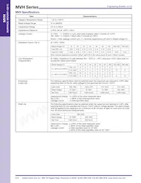 MVH100VE101ML17TR Datasheet Page 2