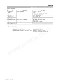 NFM18PC104R1C3D Datasheet Page 2