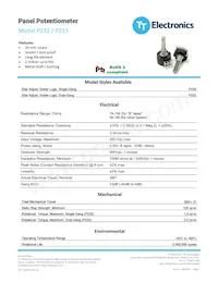 P233-SFD20AR10K Datenblatt Cover