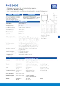 PHE840EY6470MD14R06L2 Datasheet Copertura