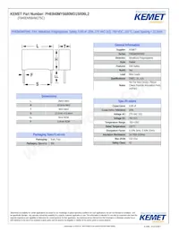 PHE840MY6680MD15R06L2 데이터 시트 표지