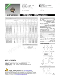 PM3316-2R2M-RC Datasheet Cover