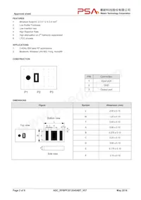 RFBPF2012040ABT Datasheet Page 2