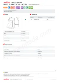 RHEL81H103K1A2A03B Datasheet Copertura