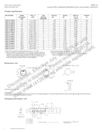 SD3112-1R5-R Datasheet Pagina 2