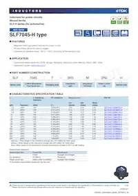 SLF7045T-3R3M2R2-H Datasheet Cover