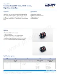 SSR10H-17058 데이터 시트 표지