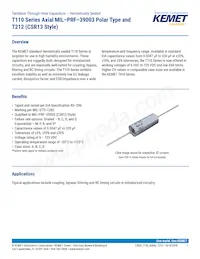 T212B106K020CS Datenblatt Cover