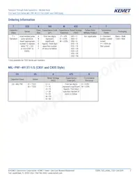 T322D685K035AT Datasheet Pagina 2