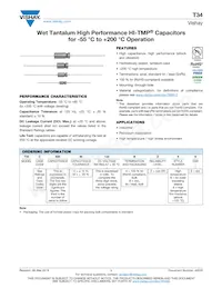T34D357K125AZ6S Datasheet Cover