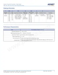 T355E106K025AT Datasheet Pagina 2