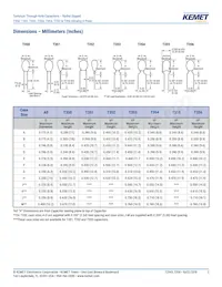 T355E106K025AT Datasheet Pagina 3