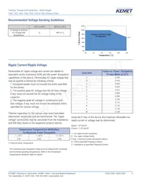 T355E106K025AT Datasheet Page 9