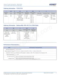 T378E106K025AS Datasheet Pagina 2