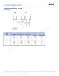 T378E106K025AS Datasheet Page 3