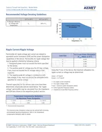 T378E106K025AS Datasheet Page 5