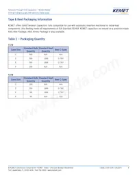 T378E106K025AS Datasheet Pagina 8