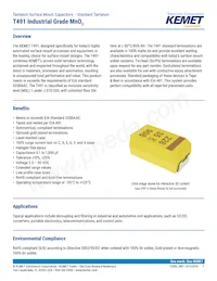 T491V107K016AT Datasheet Copertura