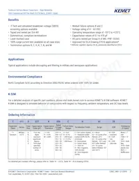 T493D106K035AH6120 데이터 시트 페이지 2