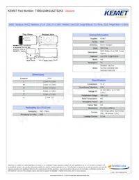 T495A156K016ZTE2K5 Datasheet Copertura