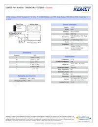 T495B475K025ZTE800 Datasheet Cover