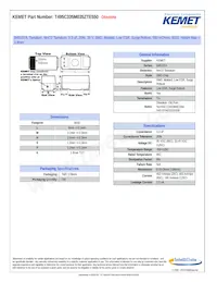 T495C335M035ZTE550 Datenblatt Cover