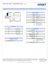 T495D476M025ZTE100 데이터 시트 표지