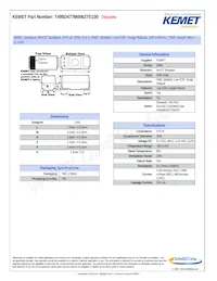 T495D477M006ZTE100 Datasheet Cover